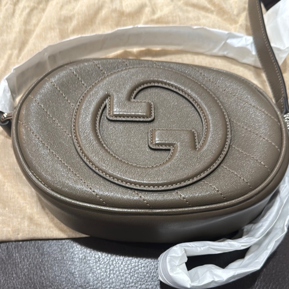 Gucci brown Leather blondie Crossbody Bag